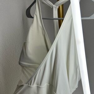 Adore Me White One Piece Bathsuit